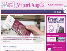 Tablet Screenshot of airportangels.net